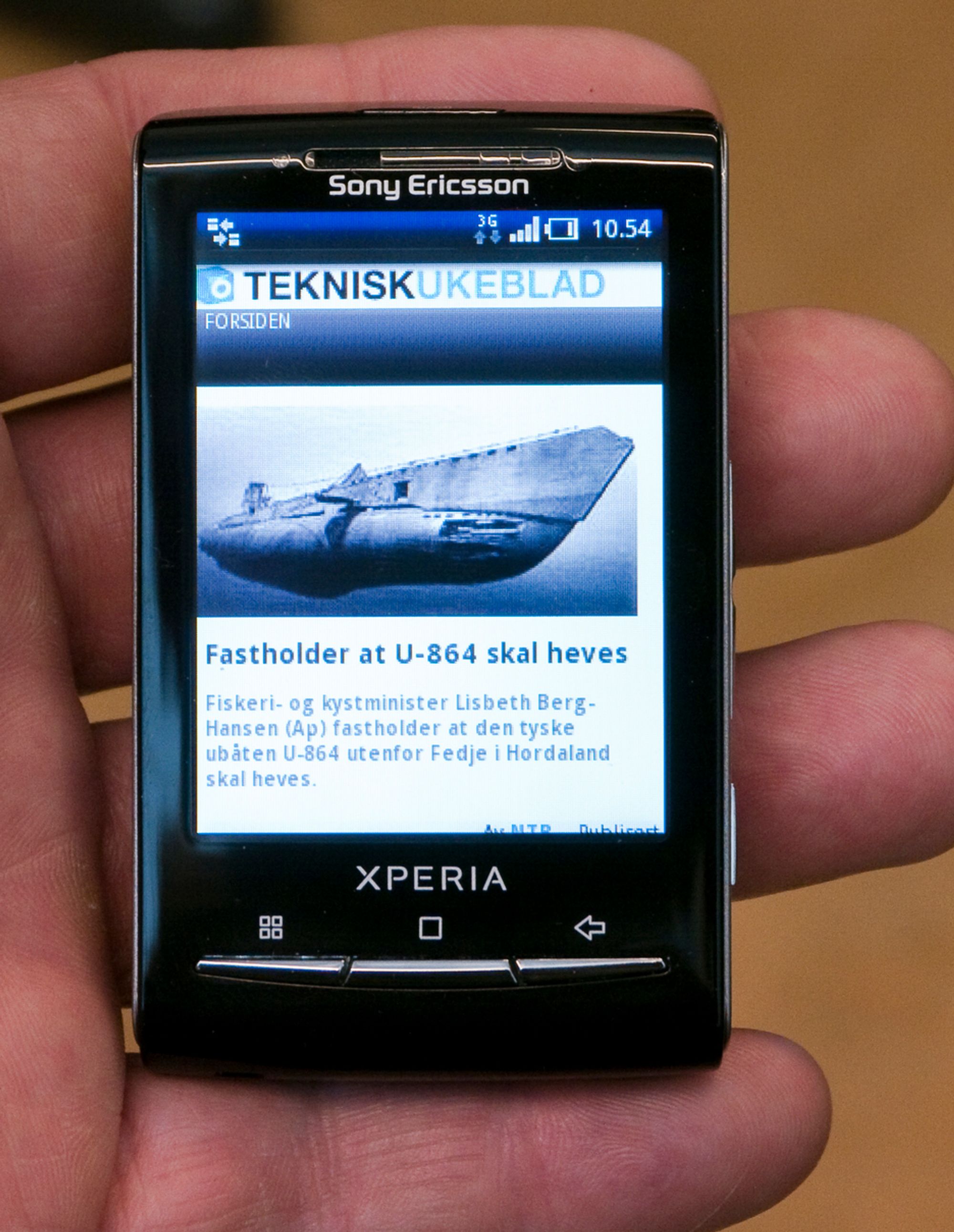 TEST: Sony Ericsson Xperia X10 Mini Tu.no TEST: Sony Ericsson Xperia X10 Mini Tu.no